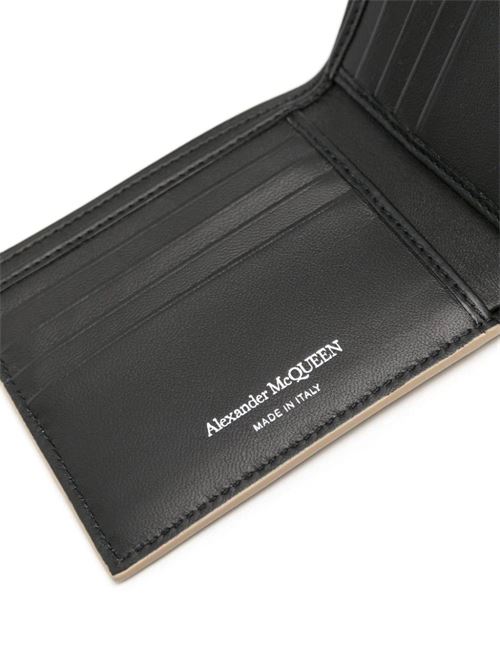 Graffiti-print leather cardholder Alexander McQueen | 6021371AAQ69710